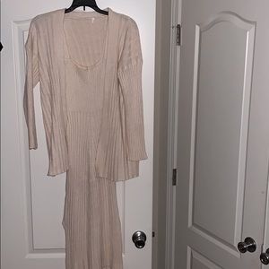 Dress & Cardigan Set